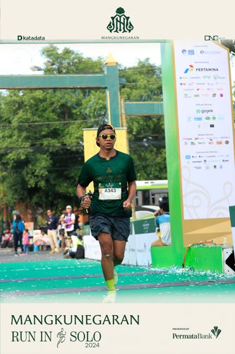 Race photo from Mangkunegaran Run 2024