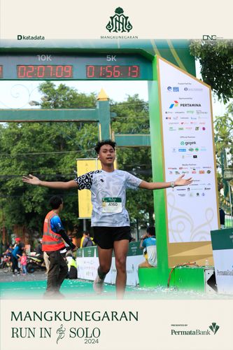 Race photo from Mangkunegaran Run 2024