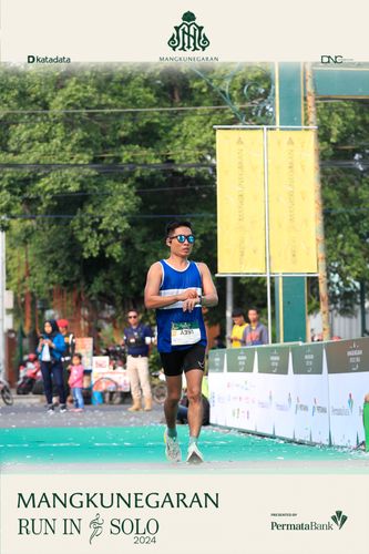 Race photo from Mangkunegaran Run 2024