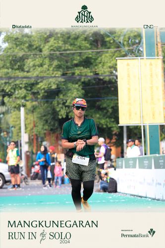 Race photo from Mangkunegaran Run 2024