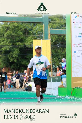 Race photo from Mangkunegaran Run 2024
