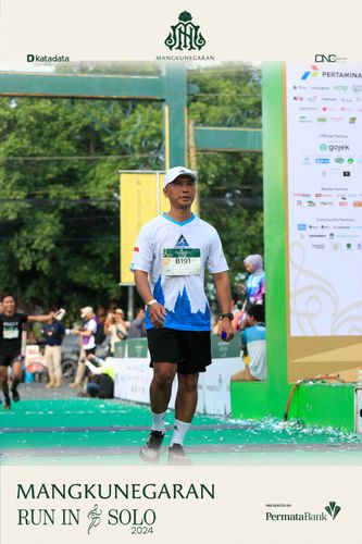 Race photo from Mangkunegaran Run 2024
