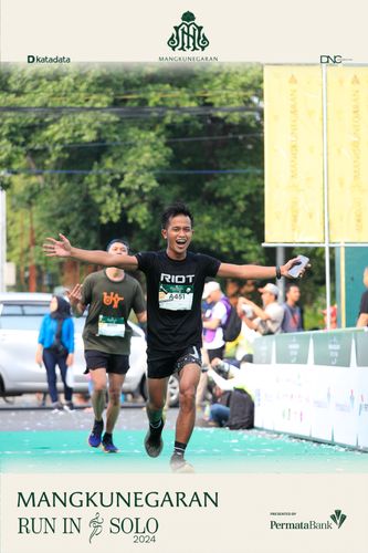Race photo from Mangkunegaran Run 2024