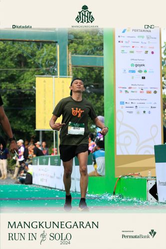 Race photo from Mangkunegaran Run 2024