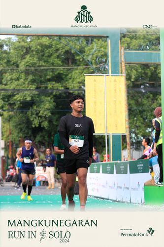 Race photo from Mangkunegaran Run 2024