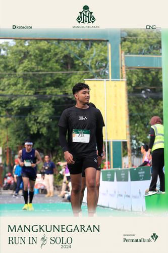 Race photo from Mangkunegaran Run 2024