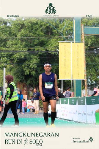 Race photo from Mangkunegaran Run 2024