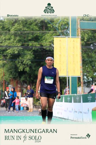 Race photo from Mangkunegaran Run 2024