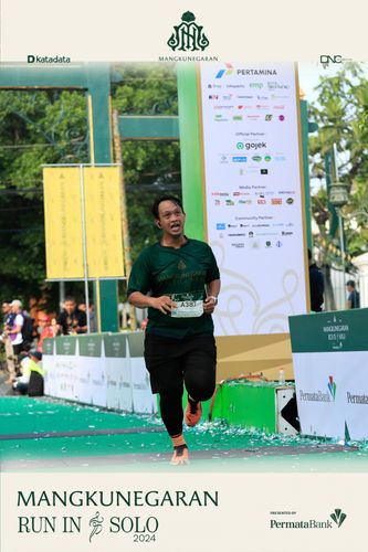Race photo from Mangkunegaran Run 2024