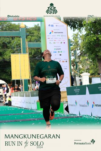 Race photo from Mangkunegaran Run 2024