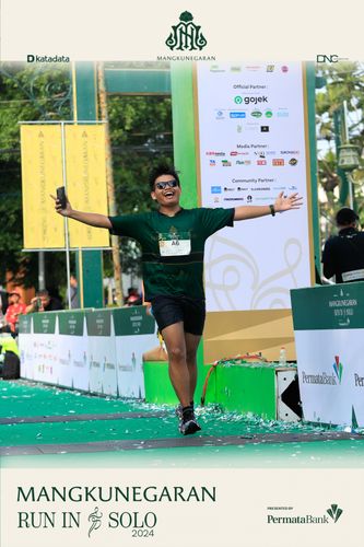 Race photo from Mangkunegaran Run 2024