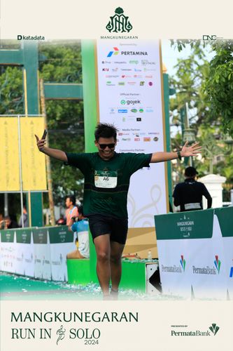 Race photo from Mangkunegaran Run 2024