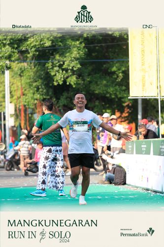 Race photo from Mangkunegaran Run 2024