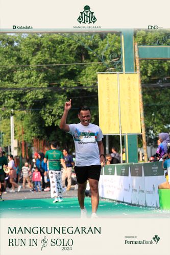 Race photo from Mangkunegaran Run 2024