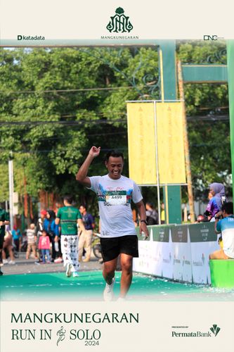 Race photo from Mangkunegaran Run 2024