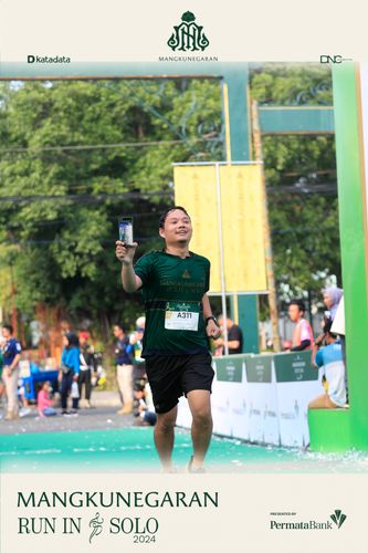 Race photo from Mangkunegaran Run 2024
