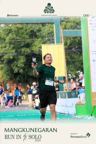 Race photo from Mangkunegaran Run 2024