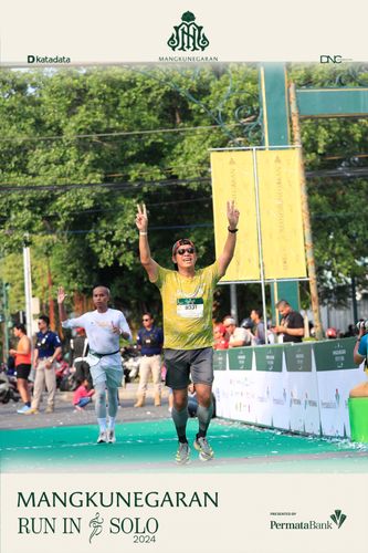 Race photo from Mangkunegaran Run 2024