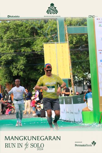 Race photo from Mangkunegaran Run 2024
