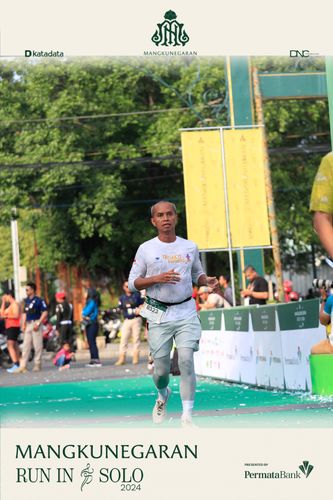 Race photo from Mangkunegaran Run 2024