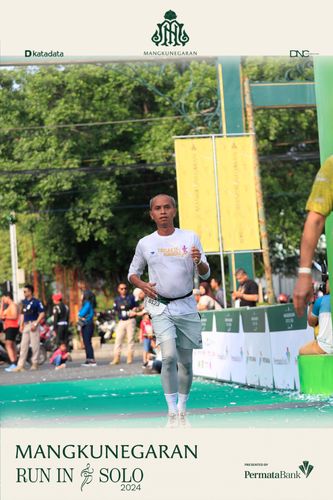 Race photo from Mangkunegaran Run 2024