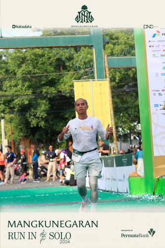 Race photo from Mangkunegaran Run 2024