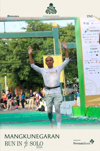 Race photo from Mangkunegaran Run 2024