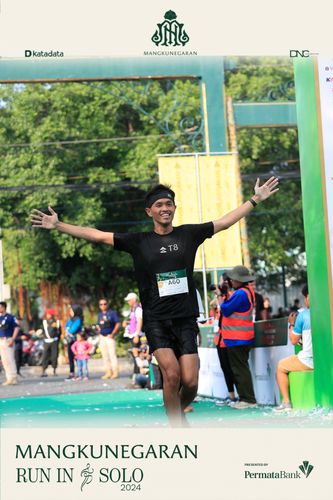 Race photo from Mangkunegaran Run 2024