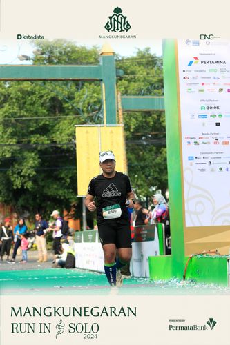 Race photo from Mangkunegaran Run 2024