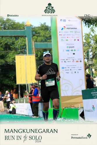 Race photo from Mangkunegaran Run 2024
