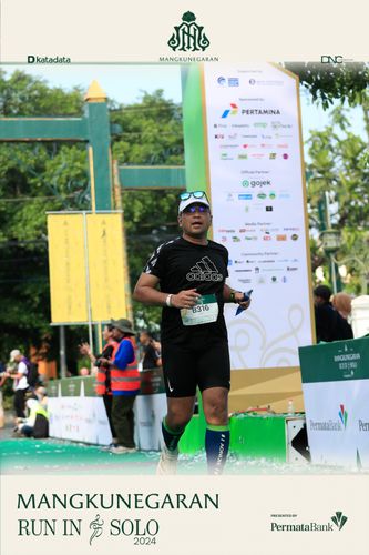 Race photo from Mangkunegaran Run 2024