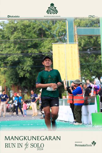 Race photo from Mangkunegaran Run 2024