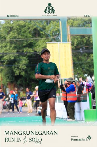 Race photo from Mangkunegaran Run 2024
