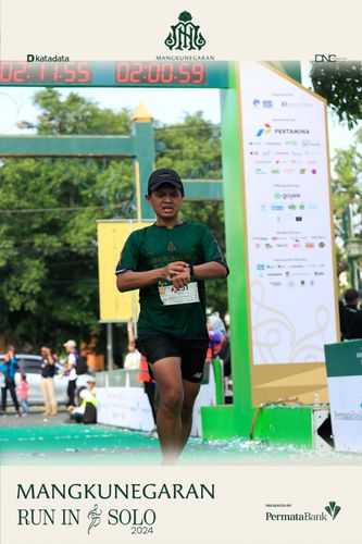 Race photo from Mangkunegaran Run 2024