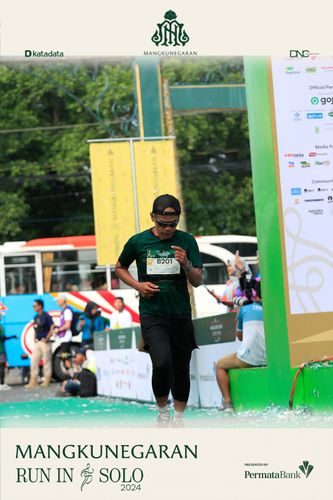 Race photo from Mangkunegaran Run 2024