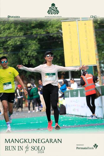 Race photo from Mangkunegaran Run 2024