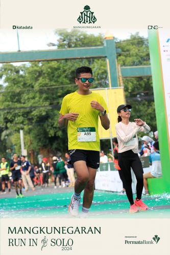 Race photo from Mangkunegaran Run 2024