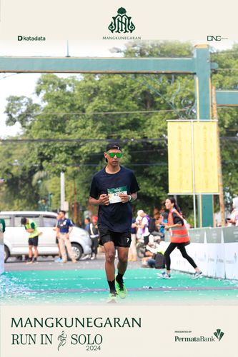 Race photo from Mangkunegaran Run 2024