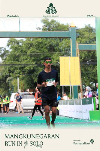 Race photo from Mangkunegaran Run 2024