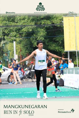 Race photo from Mangkunegaran Run 2024