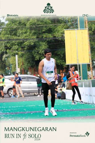 Race photo from Mangkunegaran Run 2024