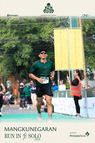 Race photo from Mangkunegaran Run 2024