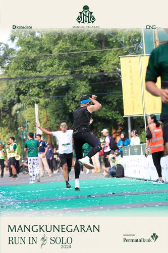Race photo from Mangkunegaran Run 2024