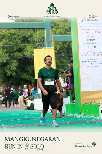Race photo from Mangkunegaran Run 2024