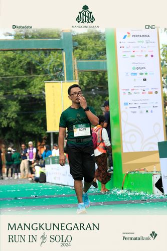 Race photo from Mangkunegaran Run 2024