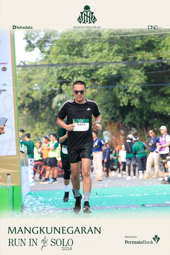 Race photo from Mangkunegaran Run 2024