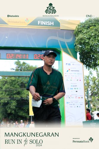 Race photo from Mangkunegaran Run 2024