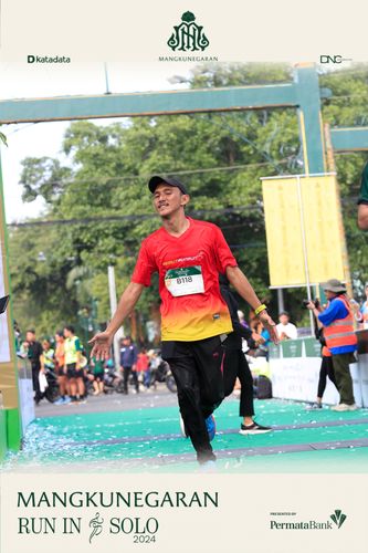 Race photo from Mangkunegaran Run 2024