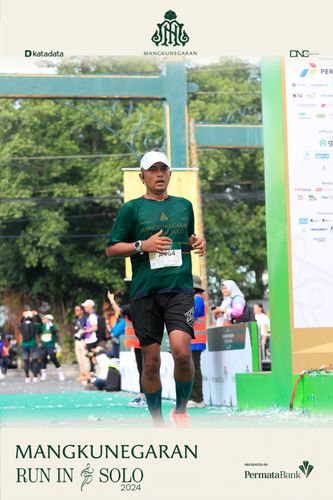 Race photo from Mangkunegaran Run 2024