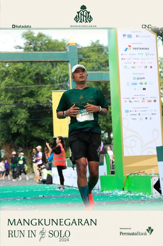 Race photo from Mangkunegaran Run 2024